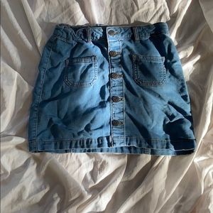 Button down skirt
